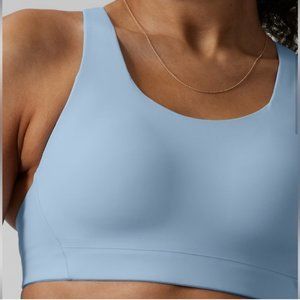 NWT! Athleta Advance Bra, size 36B in Quarry Blue - sports bra